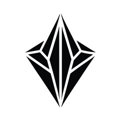 Abstract Futuristic Shape Icon Art