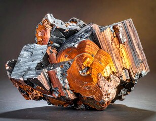 Cluster of mineral crystals