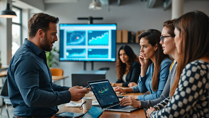 Obraz premium “High-quality stock images created with modern AI technology, showcasing business, technology, and lifestyle concepts. Includes isolated product photos on clean backgrounds, realistic lifestyle scenes