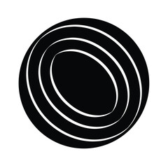 Abstract Layered Circle Icon Artwork