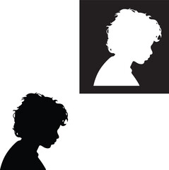 silhouette of a woman