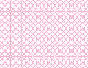 Abstract geometric pattern in soft pink