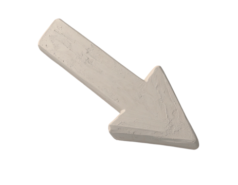 Light gray arrow pointing diagonally down and to the left