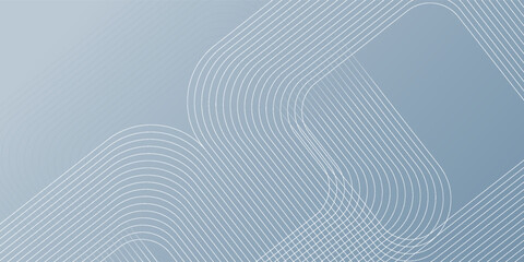 Top lines on gray background. Geometric stripe line art design for poster, brochure, cover, website. premium