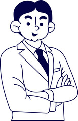 Confident professional man in a suit: Portrait of a successful businessman