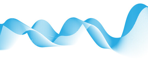 Light blue with white gradients smooth flowing abstract wave design. modern and minimal used in tech, digital, or clean corporate designs.