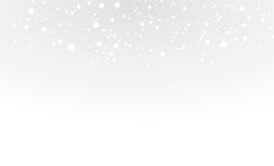 Sparkling golden glitter with festive confetti, glowing particles, bright stardust and elegant snow, Christmas celebration card design with abstract black background.