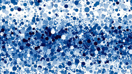 Abstract Blue Polka Dot Design: An artistic display of blue polka dots dances across the canvas, creating a captivating visual harmony. A vibrant and modern design. 