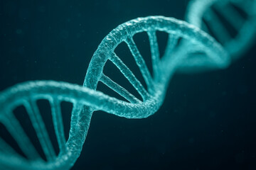 DNA double helix — 3D molecular background