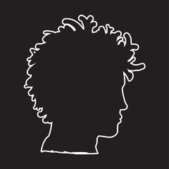 human head silhouette