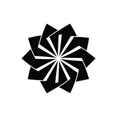 Obraz premium Abstract Paper Cut Shape Icon Art