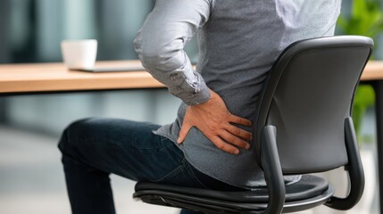 Proper sitting posture keeps hips back, spine upright, and shoulders relaxed, reducing back pain and supporting long-term spinal health.
