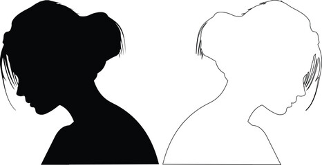 pregnant woman silhouette