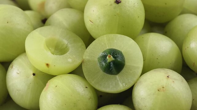 Close-up of Indian Gooseberry in a basket