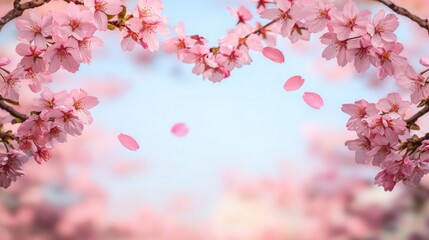 Obraz premium Spring blossom celebration cherry blossom park nature photography serene environment close-up view floral beauty