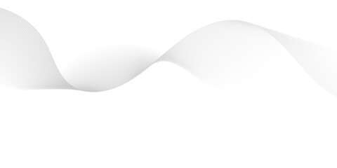 Vector wave digital white and gray blend futuristic technology flow tech transparent line stripe energy connection web music and sound, beautiful dynamic smooth space texture background.	
