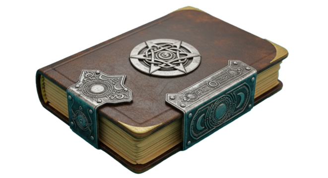 Magic Book – Enchanted Spellbook with Glowing Runes, halloween