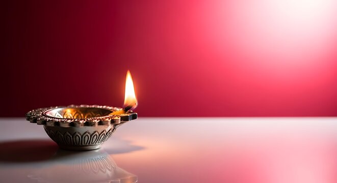 burning candle in the dark background