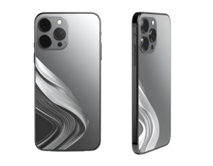 Modern Smartphone Mockup – Back and Side View