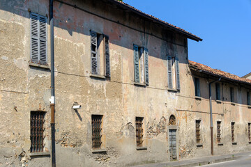 Old house at Giussano, town in Monza e Brianza province, Italy