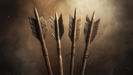 Ancient Arrows in Dramatic Setting