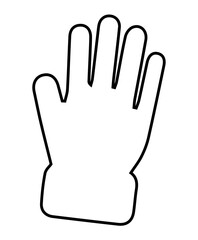 Open Hand and Palm Icon - Greeting, Stop, and Giving Vector Symbol