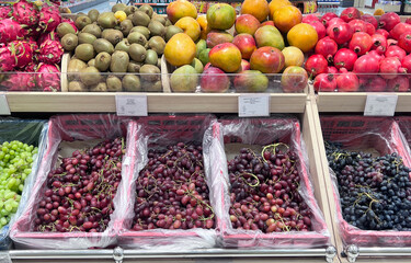 Fresh Fruit and Vegetables at Market