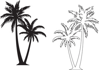 palm tree silhouette