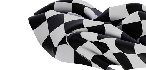 High-quality checkered flag image, perfect for racing, speed, victory, and competition themes. Ideal for websites and designs.