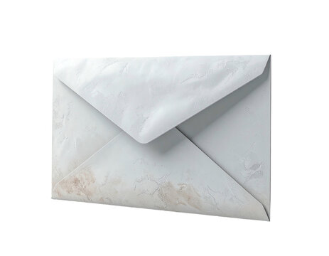 Light gray envelope with a marbled, muted pattern