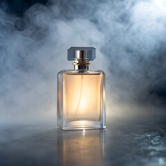 Cinematic Shot of a Mysterious Luxury Perfume Bottle

