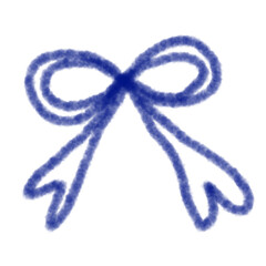 Colorful pastel hand-drawn bow cherry texture background design trees spiral stars 