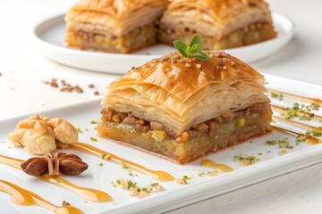 Turkish baklava cake