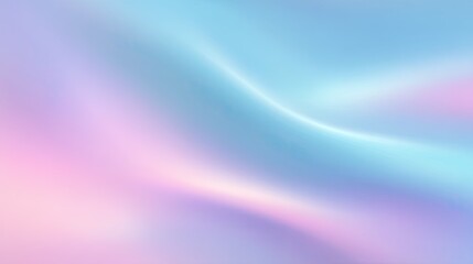 Fototapeta premium Soft Abstract Waves in Pastel Blue and Pink with Gentle Light Gradient for Background or Print Use