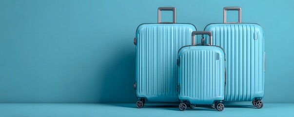 Blue suitcase