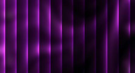 Abstract Purple, lavender, glowing vertical stripes background with smooth gradient light effect, futuristic neon lines, elegant luxury design texture, soft illumination, motion