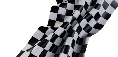 High-quality image of a checkered flag, perfect for sports, racing, victory themes.  Download now!