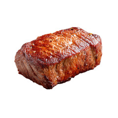 Close-up of a seasoned, cooked steak