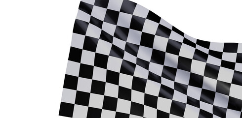 Fototapeta premium High-quality checkered flag image, perfect for racing, sports, and victory themes. Download now!