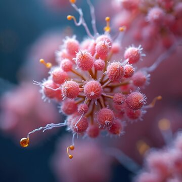 Close-up three-dimensional illustration of estriol human estrogen hormone molecule structure. Biological compound, visualized with atoms, connections, suggests themes of chemistry, biology,