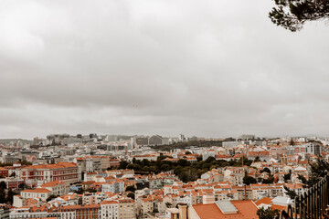 Obraz premium Lizbona miasto Lisboa architektura panorama