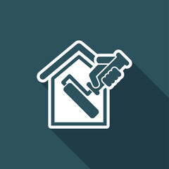Painter roll icon © Myvector
