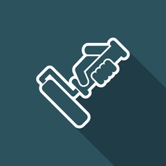 Painter roll icon © Myvector