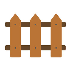 Wooden Fence Illustration