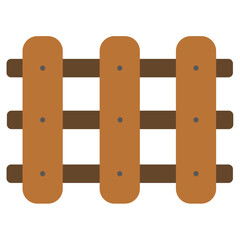 Wooden Fence Illustration