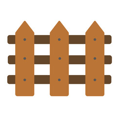 Wooden Fence Illustration