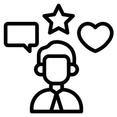 Feedback icon vector illustration	

