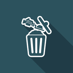 Disposal of construction materials