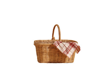 Charming woven picnic basket, perfect for outdoor adventures, delightful gatherings, and creating unforgettable summertime memories with loved ones