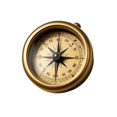 Golden compass, top-down view